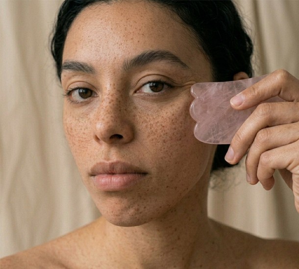Facial self-massage Gua Sha – Sculpt and smooth your face