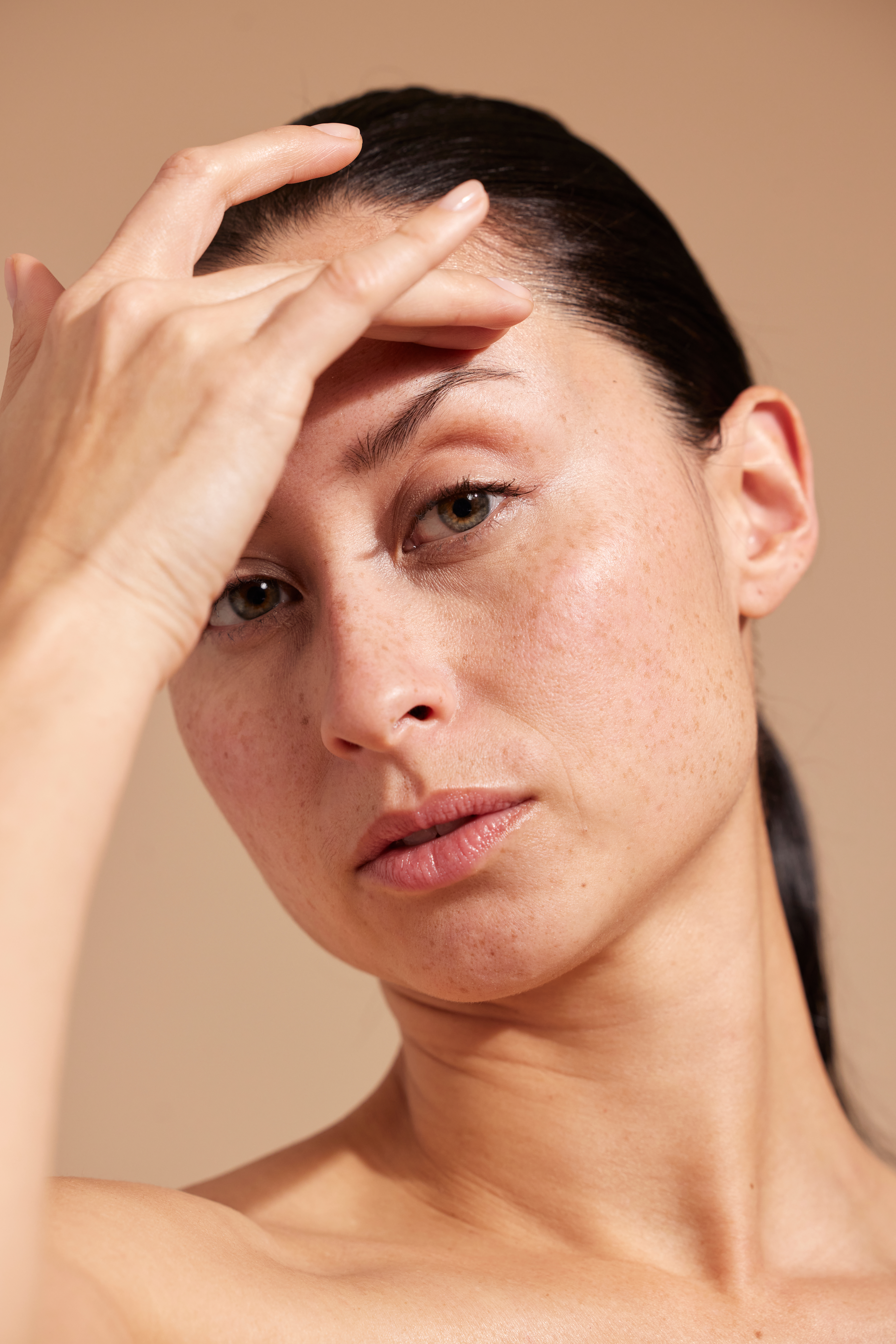 Gestuelle d’automassage du visage